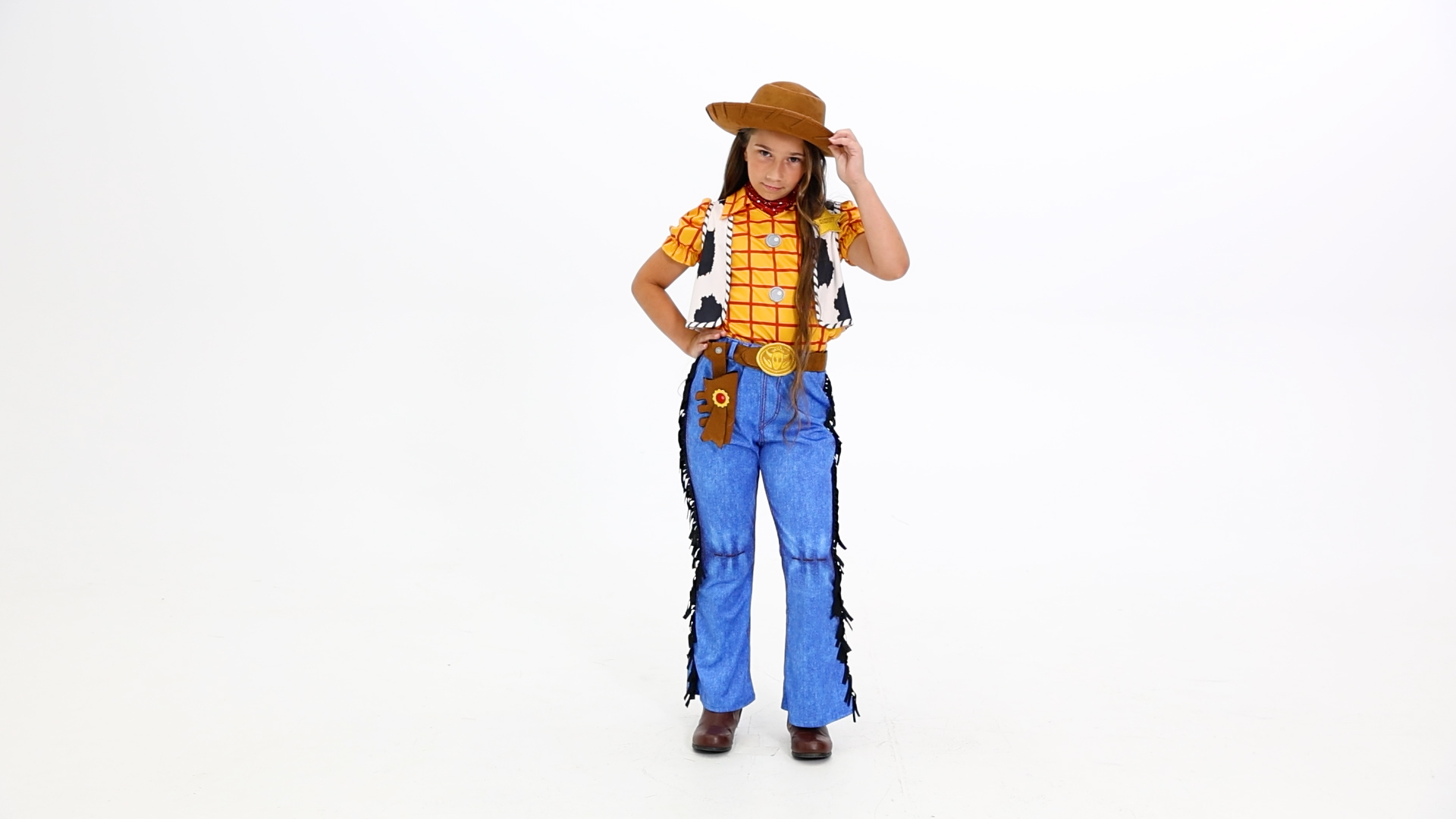 FUN95610CH Girl's Pixar Toy Story Woody Costume